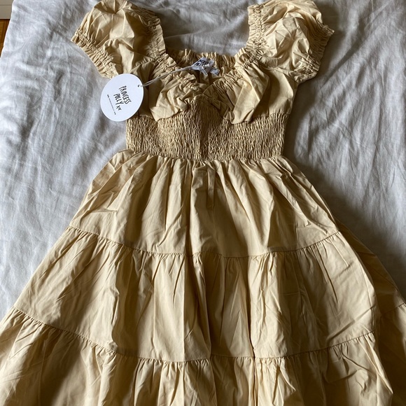 Princess Polly beige Mini Dress - Picture 3 of 4